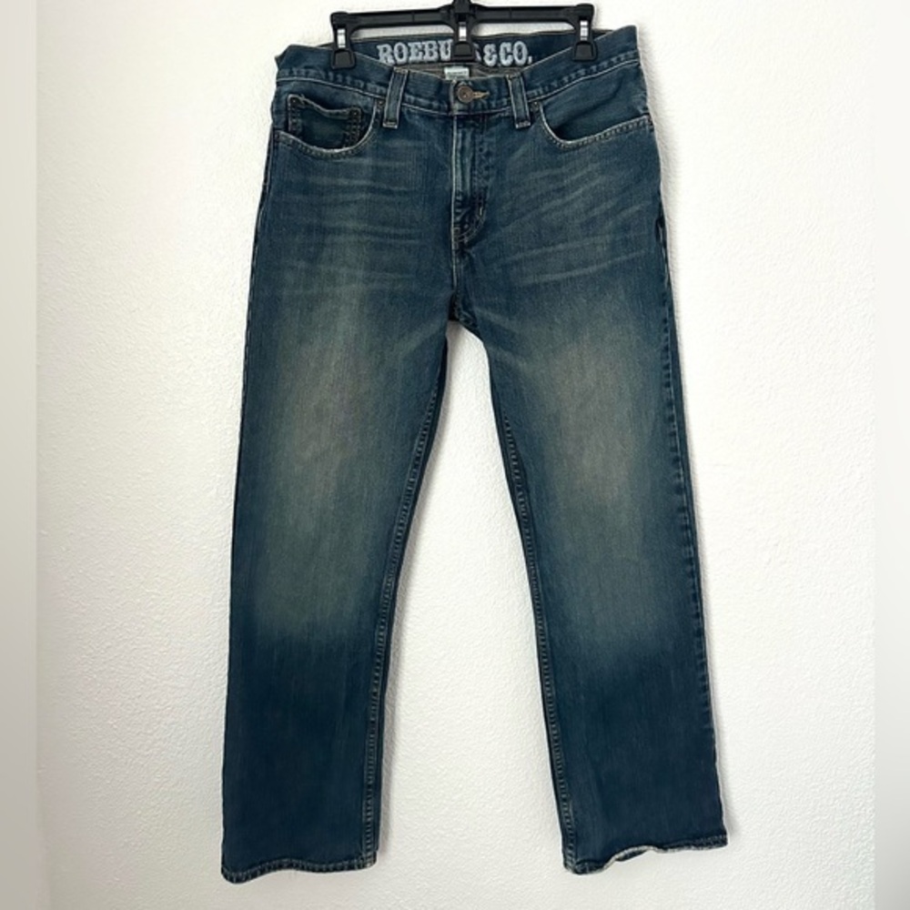 Roebuck & Co Straight Leg Jeans Men’s 32X30 Blue Dark Wash Pant